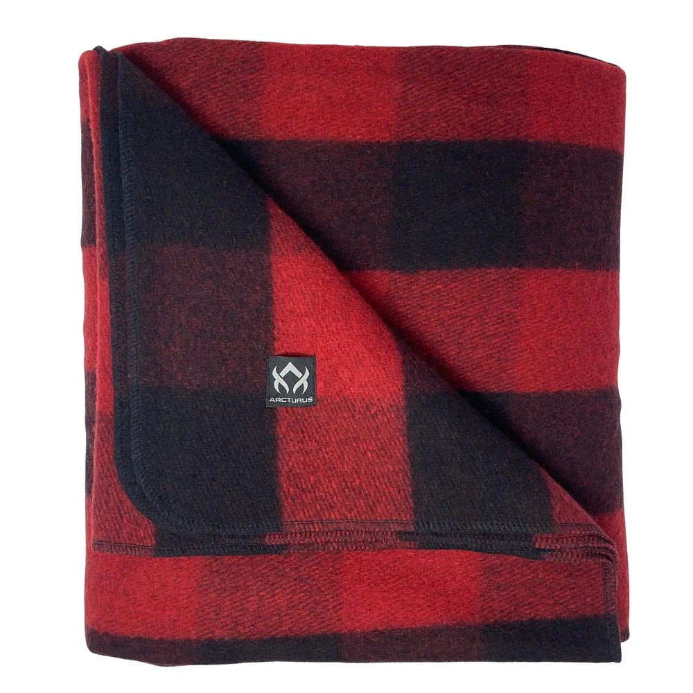 Arcturus Backwoods Wool Blanket -Buffalo Plaid