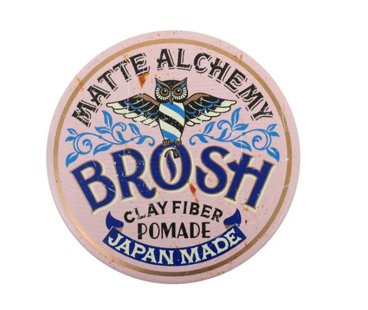 Brosh Japan Made Matte Clay Fiber Pomade