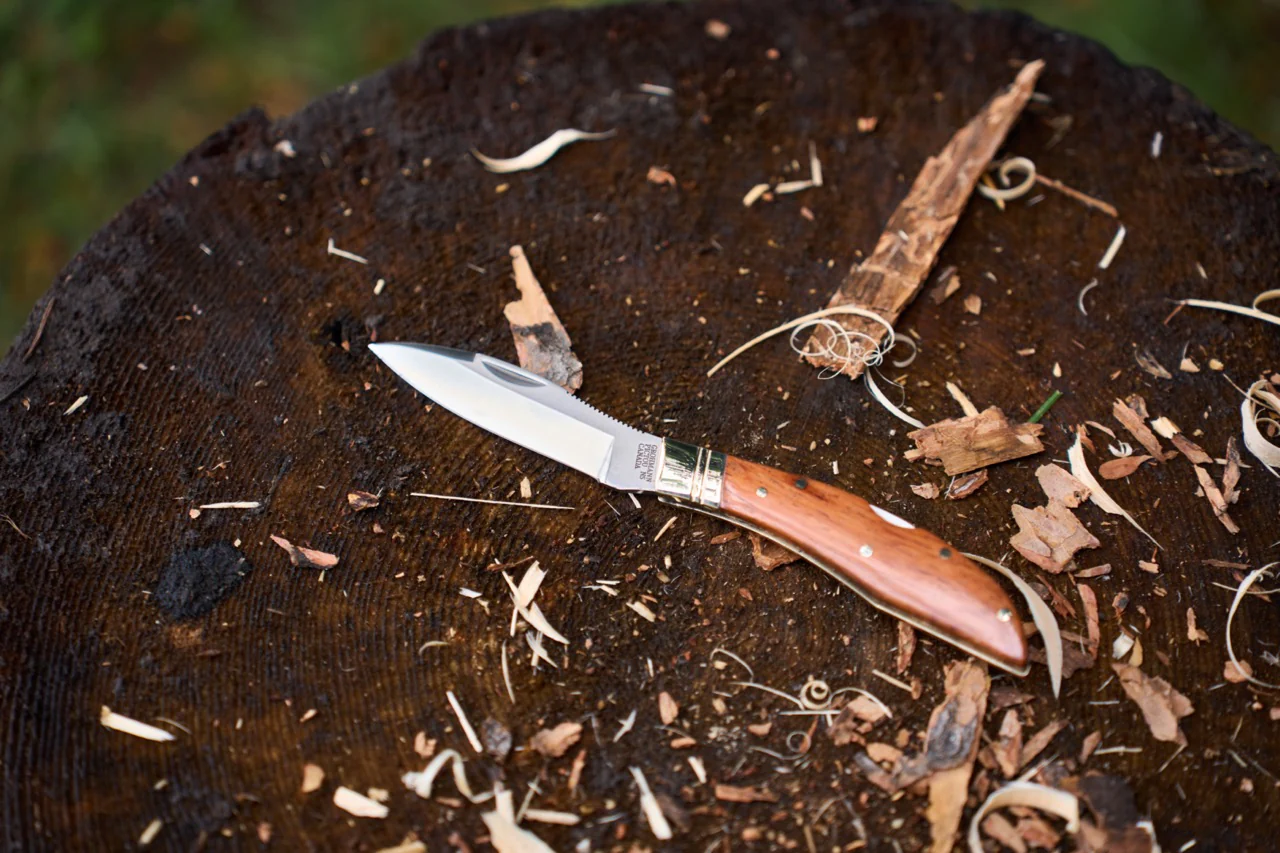 Grohmann Mini Russell Lockblade with Rosewood Handle, 4" - Image 4