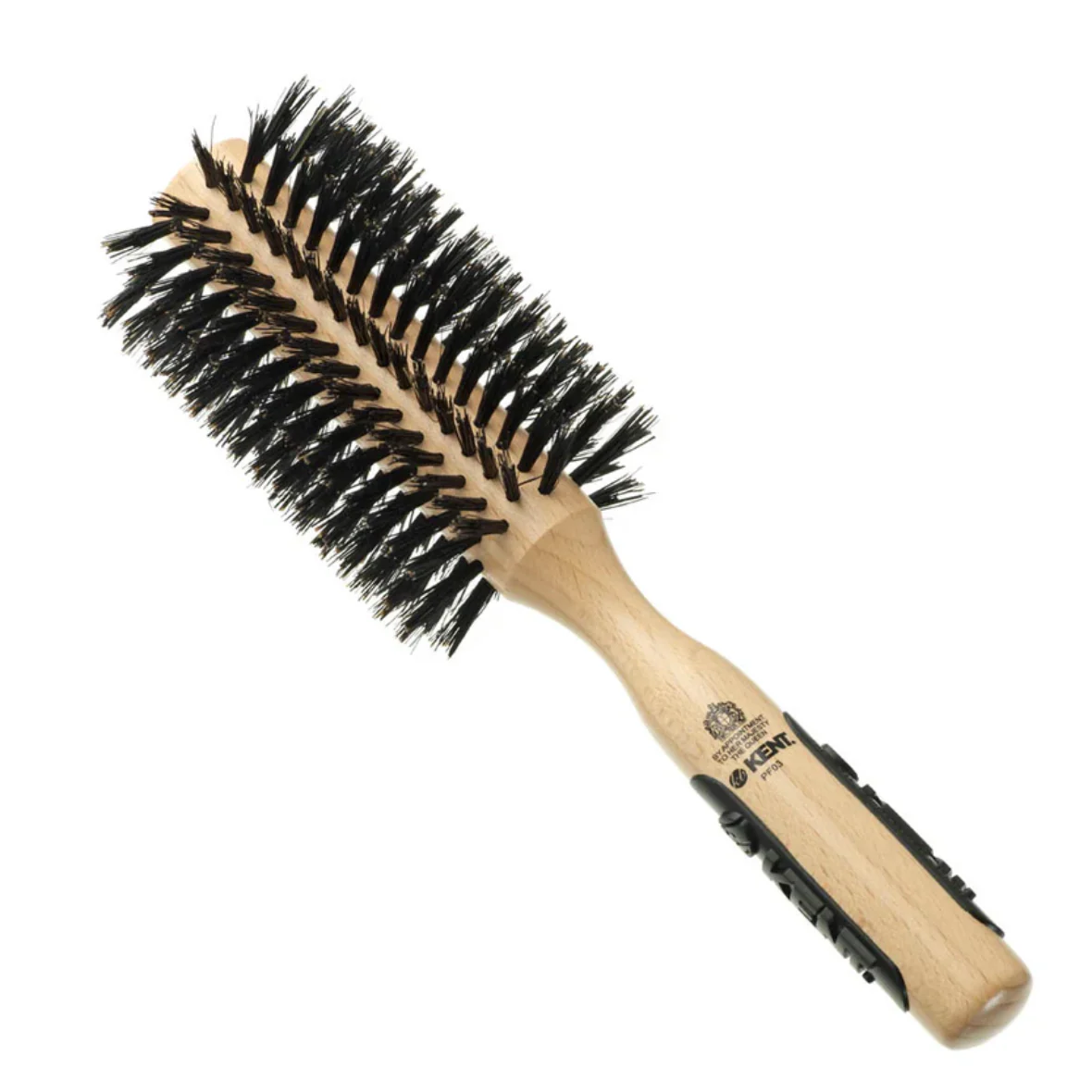 Kent Natural Shine Brush, Large Radial, Pure Bristle