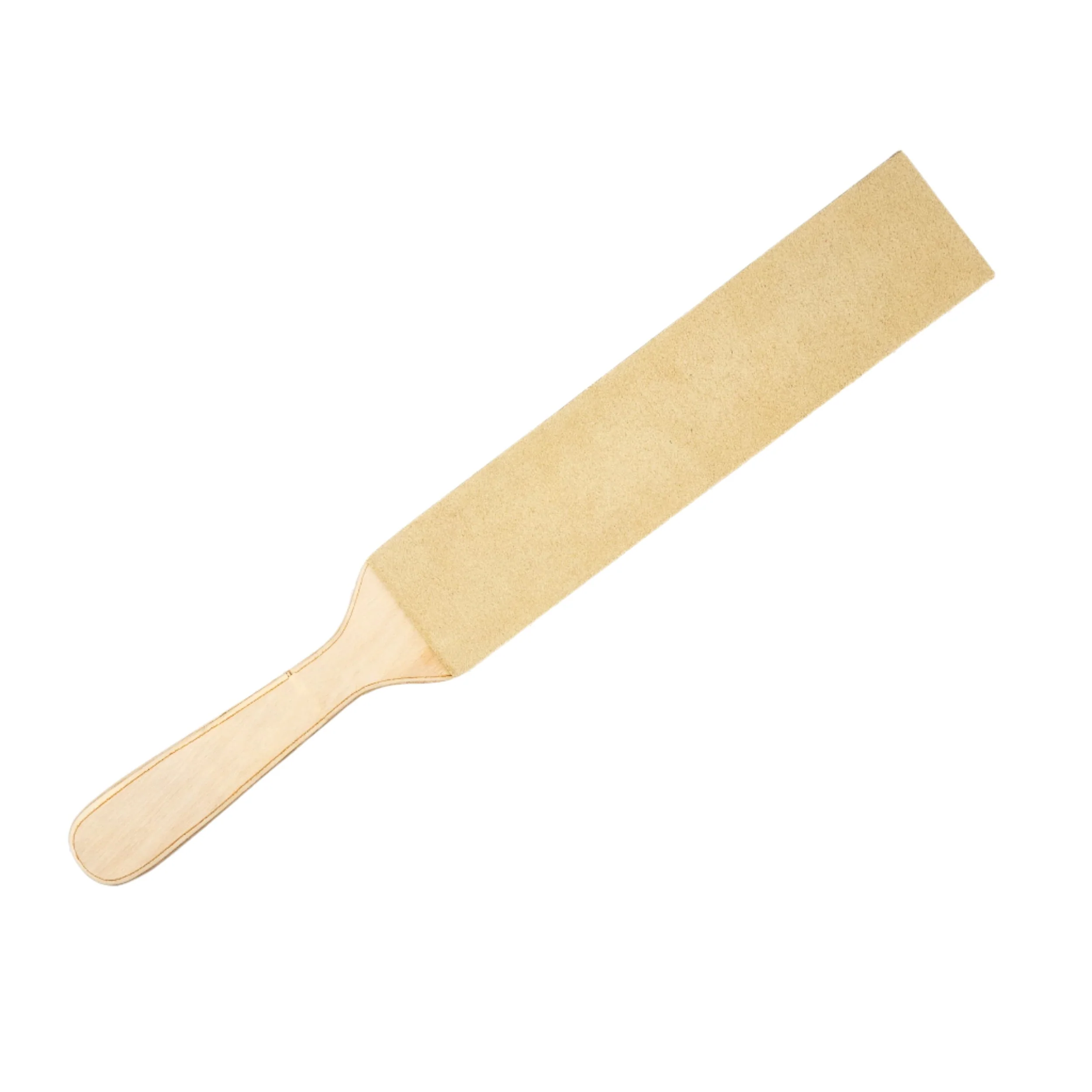 Leather Paddle Strop, Latigo Leather & Suede - Image 2