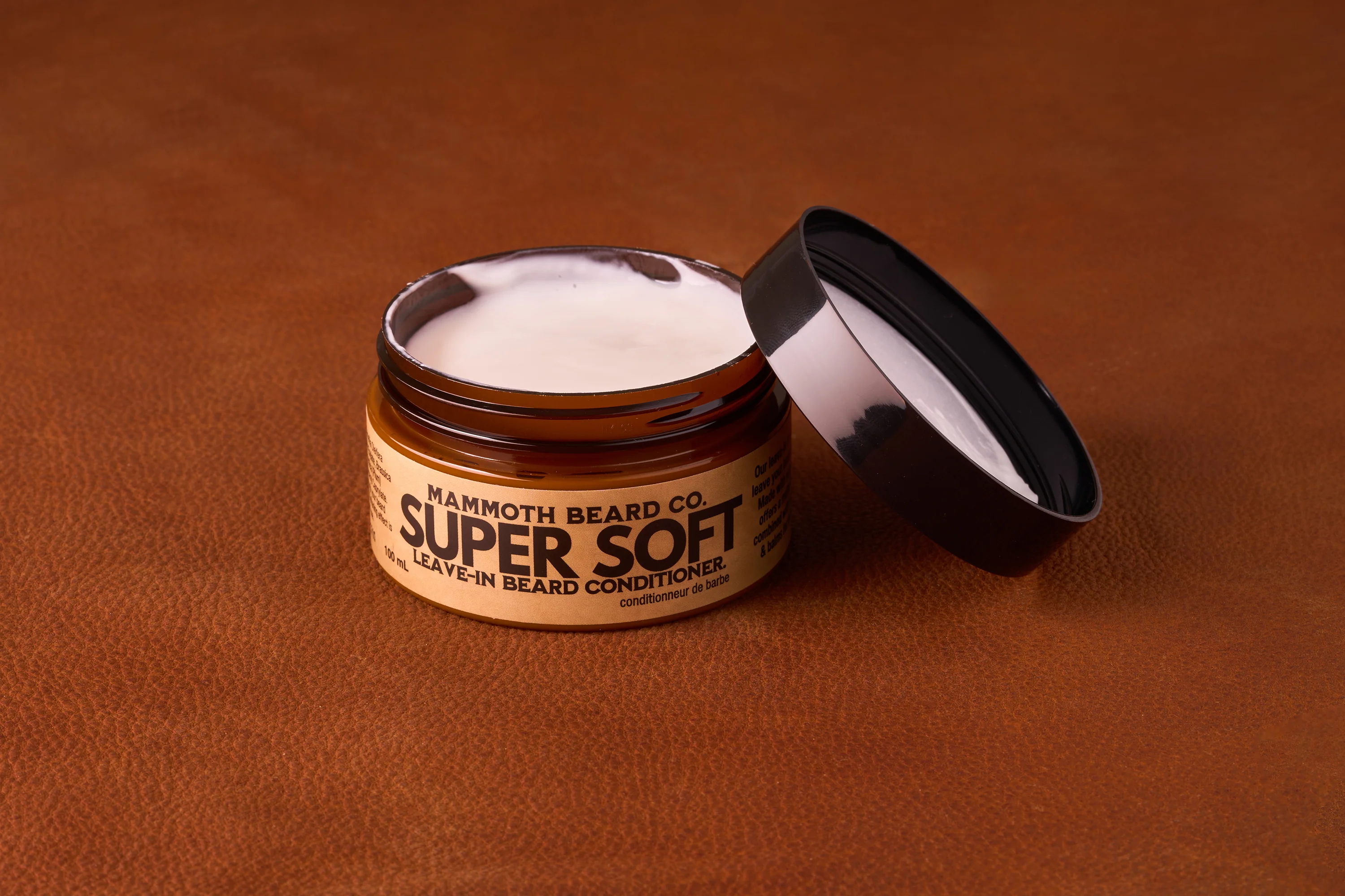 Mammoth Beard Co. Super Soft Leave-In Beard Conditioner Cream Unscented 100ml - Image 3
